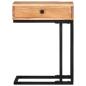 Preview: Beistelltisch U-Form 45x30x61 cm Akazie Massivholz