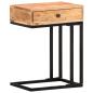 Preview: Beistelltisch U-Form 45x30x61 cm Akazie Massivholz