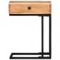 Preview: Beistelltisch U-Form 45x30x61 cm Akazie Massivholz