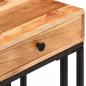 Preview: Beistelltisch U-Form 45x30x61 cm Akazie Massivholz