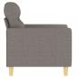 Preview: Sofasessel Taupe 60 cm Stoff