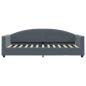 Preview: Tagesbett Dunkelgrau 80x200 cm Samt