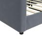 Preview: Tagesbett Dunkelgrau 80x200 cm Samt