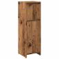 Preview: Badschrank Altholz-Optik 30x30x95 cm Holzwerkstoff