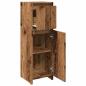 Preview: Badschrank Altholz-Optik 30x30x95 cm Holzwerkstoff