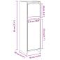 Preview: Badschrank Altholz-Optik 30x30x95 cm Holzwerkstoff