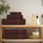Preview: 8-tlg. Handtuch-Set Braun 360 g/m² 100% Baumwolle