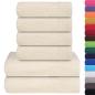 Preview: 6-tlg. Handtuch-Set Creme 360 g/m² 100% Baumwolle