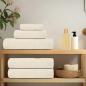 Preview: 6-tlg. Handtuch-Set Creme 360 g/m² 100% Baumwolle