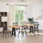 Preview: Couchtischbeine A-Form 2 Stk. Schwarz 60x(72-73) cm Stahl
