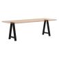 Preview: Couchtischbeine A-Form 2 Stk. Schwarz 60x(72-73) cm Stahl