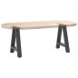 Preview: Couchtischbeine A-Form 2 Stk. Anthrazit 50x(42-43) cm Stahl
