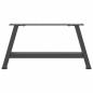 Preview: Couchtischbeine A-Form 2 Stk. Anthrazit 60x(30-31) cm Stahl