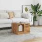 Preview: Couchtisch Artisan-Eiche 50x50x36 cm Holzwerkstoff