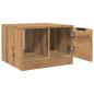 Preview: Couchtisch Artisan-Eiche 50x50x36 cm Holzwerkstoff