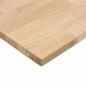 Preview: Schreibtischplatte Unbehandelt 80x50x2,5 cm Massivholz Eiche