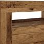 Preview: Nachttische 2 Stk. mit LEDs Altholz-Optik 60x35x40 cm