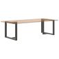 Preview: Esstischbeine T-Form 2 Stk. Anthrazit 90x35x(72-73) cm Stahl