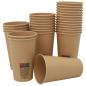 Preview: Pappbecher 1000 Stk. 16oz 400ml Braun