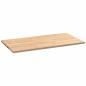 Preview: Küchenarbeitsplatte 120x63,5x2,7 cm Massivholz Eiche Rechteckig