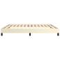 Preview: Bettgestell Creme 180x200 cm Kunstleder