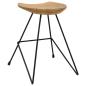 Preview: Hocker 2 Stk. Teak Massivholz