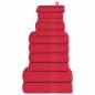 Preview: ARDEBO.de - 12-tlg. Handtuch-Set Rot 360 g/m² 100% Baumwolle