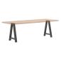 Preview: Couchtischbeine A-Form 2 Stk. Anthrazit 60x(72-73) cm Stahl