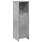 Preview: Badezimmerschrank Betongrau 30x30x95 cm Holzwerkstoff