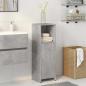 Preview: Badezimmerschrank Betongrau 30x30x95 cm Holzwerkstoff