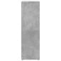 Preview: Badezimmerschrank Betongrau 30x30x95 cm Holzwerkstoff