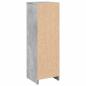 Preview: Badezimmerschrank Betongrau 30x30x95 cm Holzwerkstoff