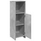 Preview: Badezimmerschrank Betongrau 30x30x95 cm Holzwerkstoff