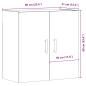 Preview: Wandschrank Artisan-Eiche 60x31x60 cm Holzwerkstoff