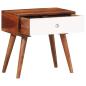 Preview: Beistelltisch 45x30x45 cm Massivholz Akazie