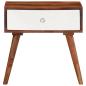 Preview: Beistelltisch 45x30x45 cm Massivholz Akazie
