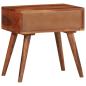 Preview: Beistelltisch 45x30x45 cm Massivholz Akazie