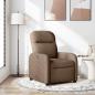 Preview: ARDEBO.de - Relaxsessel Braun Stoff