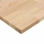 Preview: Küchenarbeitsplatte 40x63,5x2,7 cm Massivholz Eiche Rechteckig
