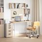 Preview: Schreibtischplatte Unbehandelt 120x60x2,5 cm Massivholz Eiche