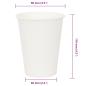 Preview: Pappbecher 1000 Stk. 12oz 300ml Weiß