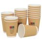 Preview: Pappbecher 500 Stk. 12oz 300ml Braun
