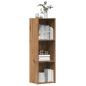 Preview: ARDEBO.de - Bücherregal Artisan-Eiche 36x30x114 cm Holzwerkstoff
