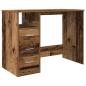 Preview: Schreibtisch Altholz-Optik 102x76x50 cm Holzwerkstoff