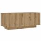 Preview: TV-Schrank mit LED-Leuchten Artisan-Eiche 200x35x40 cm