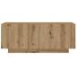 Preview: TV-Schrank mit LED-Leuchten Artisan-Eiche 200x35x40 cm