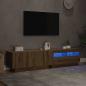 Preview: TV-Schrank mit LED-Leuchten Artisan-Eiche 180x35x40 cm