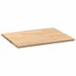 Preview: Küchenarbeitsplatte 80x63,5x2,7 cm Massivholz Eiche Rechteckig