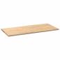 Preview: Küchenarbeitsplatte 140x63,5x2,7 cm Massivholz Eiche Rechteckig