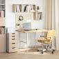 Preview: Schreibtischplatte Unbehandelt 100x80x2,5 cm Massivholz Eiche